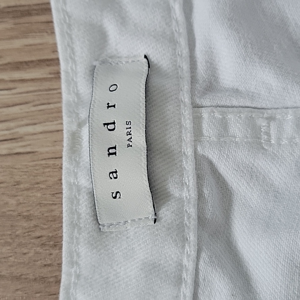 Sandro Paris High Waist Slim Fit Size 38 - Picture 9 of 16